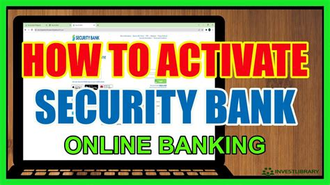 how to register security bank online|SBC Web Retail app.